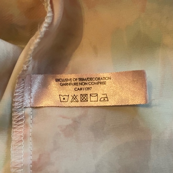 La Vie En Rose 🌹 Pastel Floral Lace Trim Kimono Robe Size S/M - Picture 9 of 12